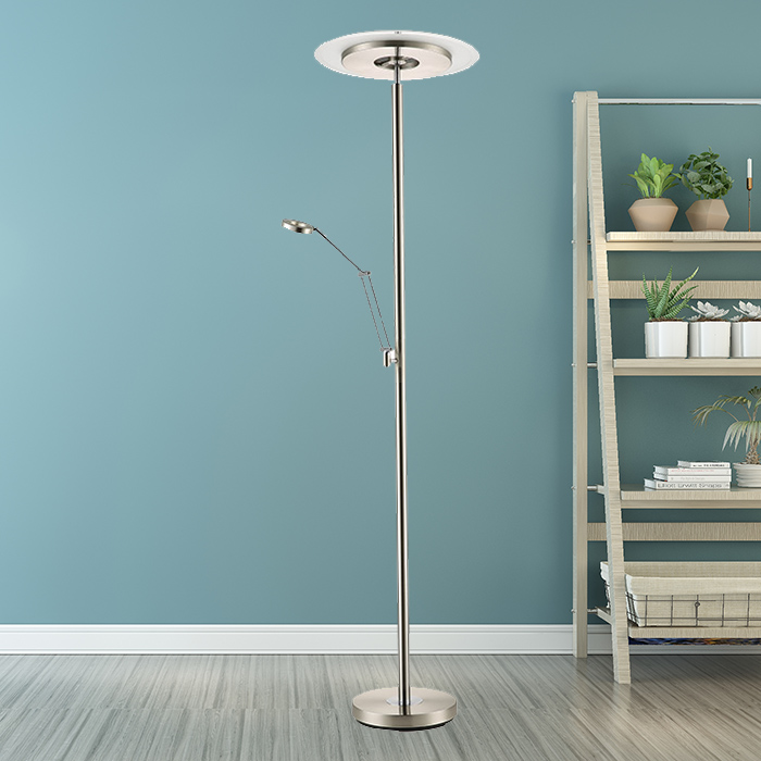 Adjustable Modern Design LED Floor Lamp na may Flexible Arm para sa Pagbabasa