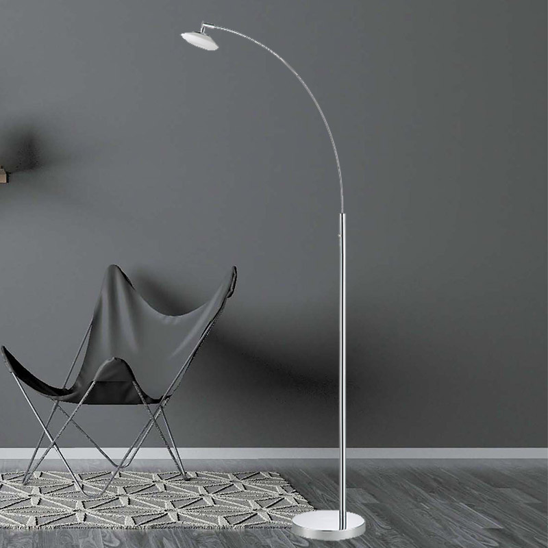 Malaking Curved Fishing Lamp Floor Lamp