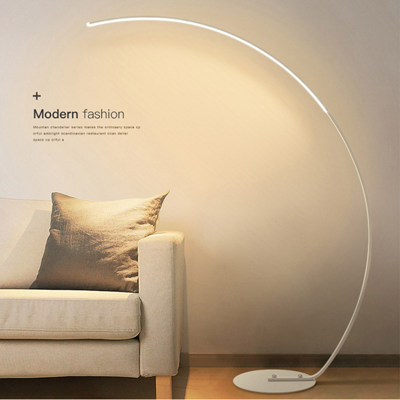 Big Shell Shade Arch Tube Pangingisda LED Floor Lamp