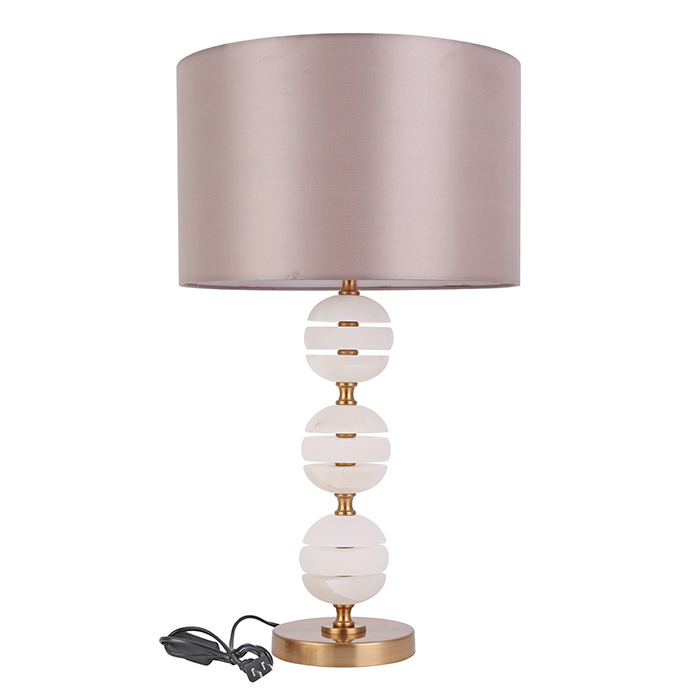 Creative Household Table Lamp na may Cloth Cover