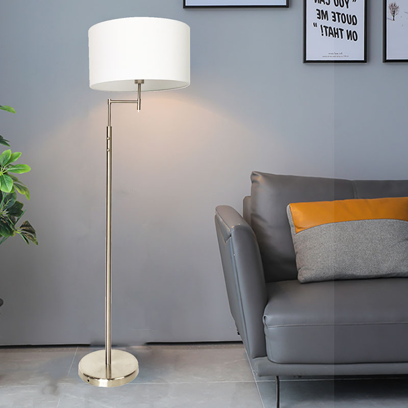 De-kalidad na Handmade Fabric Shade Floor Lamp