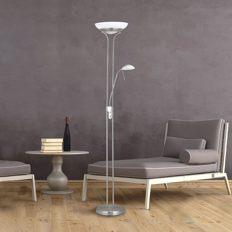 Marble Base Ina At Anak na Floor Lamp