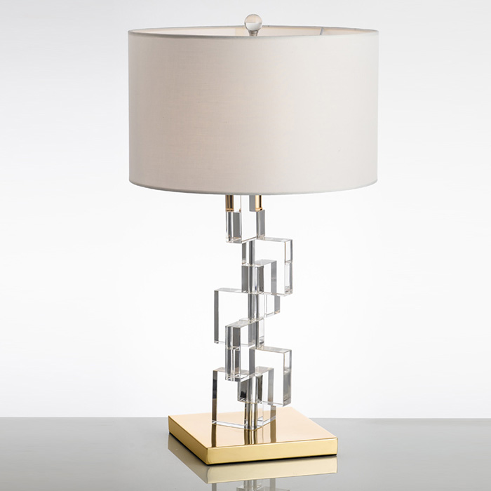 Modernong Crystal Table Lamp